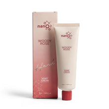 تحميل الصورة إلى عارض المعرض، Nano® Woody Rose Hand Cream – 50g | Deep Hydration &amp; Softness | Non-Greasy Formula with Sandalwood &amp; Rose