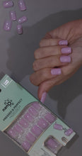 Load and play video in Gallery viewer, Nano® Pink Whisper Pressed on Nails - 24pcs with Glue | Instant Gel-Like Shine, Soft Baby Pink Glossy Fake Nails Set
